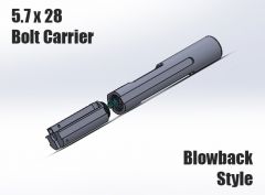 5.7 x 28 Blow Back Bolt Carrier