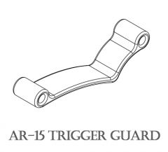 AR-15 Trigger Guard Blueprint