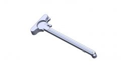 AR-15 Charging Handle 3D Solid Model Assembly
