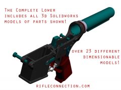 AR-15 Multi Cal 3D Lower Assembly Package