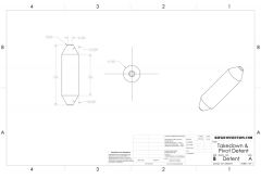 AR-15 Take Down & Pivot Pin Detent Blueprint