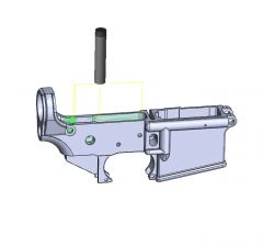 AR-15(5.56, .223, 9mm, 300blk) FIRE CONTROL GROUP POCKET CNC CODE